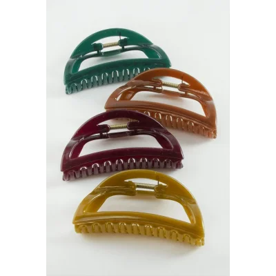BUĞZ Oval Renkli Mandal Toka 12 cm