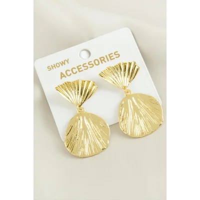  Oval Trend Metal Küpe