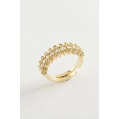  Oval Zirkon Taşlı Yüzük