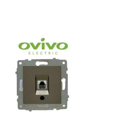 BUĞZ Ovivo Antrasit Telefon Pirizi Numeris Çerçevesiz Grano