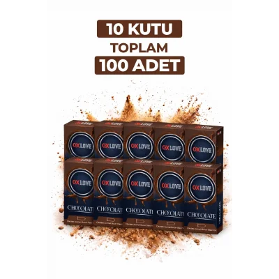 BUĞZ OxLove Chocolate Aromalı Prezervatif 10lu 10 Kutu