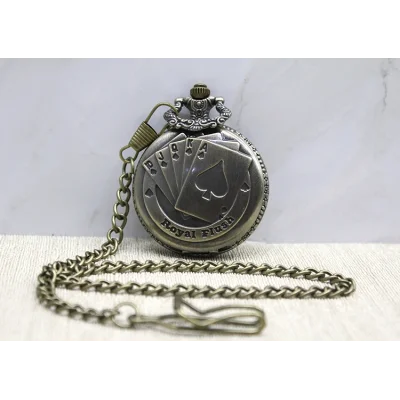 BUĞZ Oyun Kartı Tasarımlı Köstekli Saat