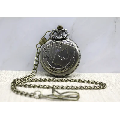 BUĞZ Oyun Kartı Tasarımlı Köstekli Saat