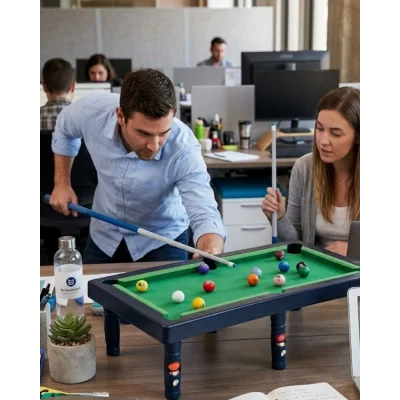 BUĞZ Oyuncak Bilardo Masası Seti Çocuklar İçin Eğlence ve Beceri Oyunu