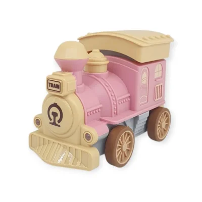 BUĞZ Oyuncak Tren Işıklı Sesli Bas Gitsin 14cm - PEMBE - 8068A (Lisinya)