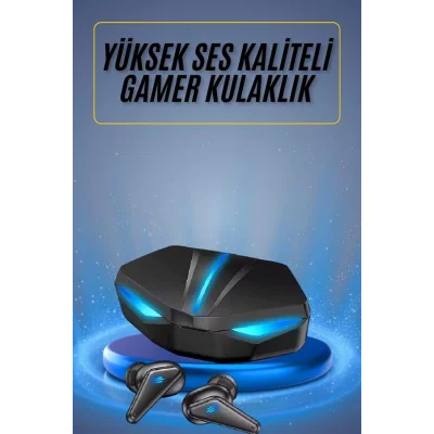 BUĞZ Oyuncu Kulaklığı Mikrofonlu Kablosuz Gaming Kulaklık Powerban Yüksek Ses Kaliteli - BUĞZ