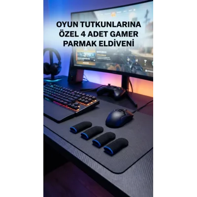 BUĞZ Oyuncu Parmaklık Eldiven Hassas Kontrol Konforlu Tasarım