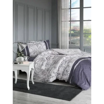  Özdilek Çift Kişilik Ranforce Nevresim Takımı Branch Beyaz