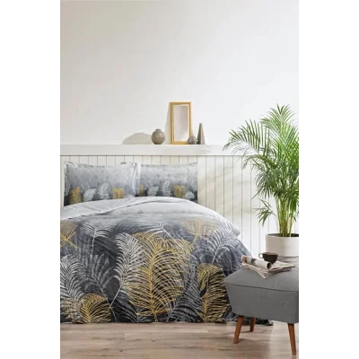  Özdilek Çift Kişilik Ranforce Nevresim Takımı Golden Palm