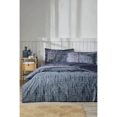  Özdilek Maskülen Çift Kişilik Nevresim Takımı Modra Mavi