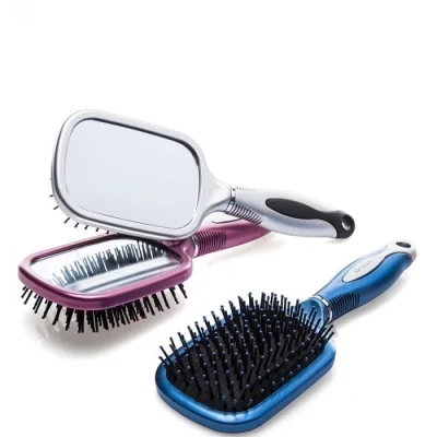 Özel Dişli Profesyonel Aynalı Saç Fırçası Aynalı Tarak
