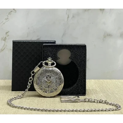 BUĞZ Özel Kutulu Gümüş Köstekli Saat Alk4672