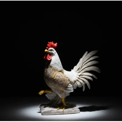 BUĞZ Özel Tasarım Polyester Horoz Figürü