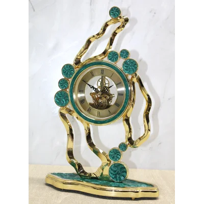 BUĞZ Özel Yeşim Tasarım Masa Üstü Saat