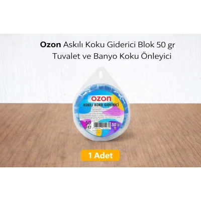 BUĞZ Ozon Askılı Koku Giderici Blok 50 gr Tuvalet ve Banyo Koku Önleyici 1 Adet