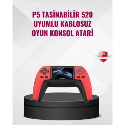 BUĞZ P5 Retro GamePad 520 Oyunlu Taşınabilir Oyun Konsolu