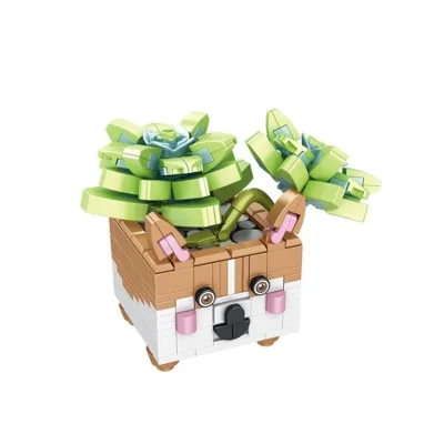 BUĞZ P655016 PANLOS HAYVAN SAKSILARI BUKET SETLERİ 336 PARÇA BLOCK OYUNCAK