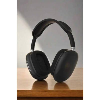 BUĞZ P9 Plus Kulaklık Siyah Bluetooth Bağlantılı Kulak Üstü Kablosuz ANC Özelliği - BUĞZ