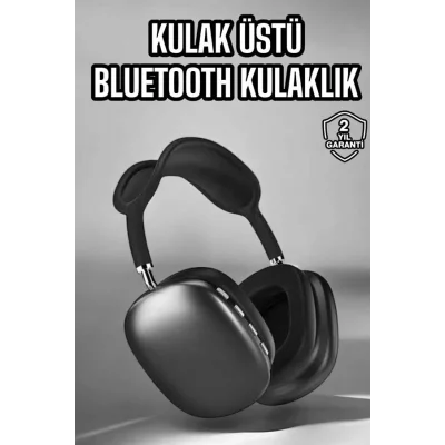BUĞZ P9 Plus Kulaklık Siyah Bluetooth Bağlantılı Kulak Üstü Kablosuz - BUĞZ