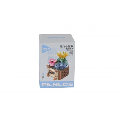 BUĞZ P955009 PANLOS HAYVAN SAKSILARI BUKET SETLERİ FARE 281 PARÇA BLOCK OYUNCAK