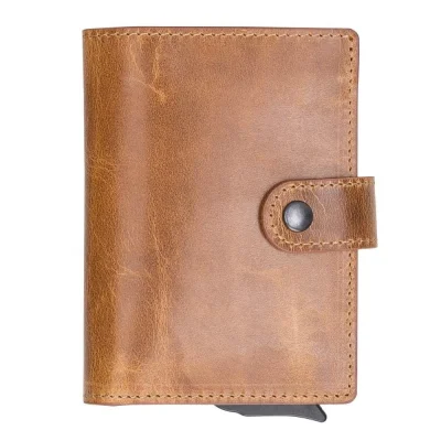  Palermo Deri Cüzdan Kartlık Mekanizmalı V18 Taba