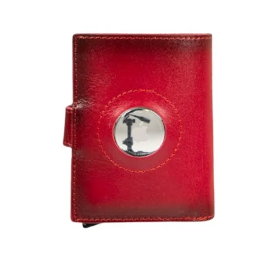  Palertag Deri Cüzdan, Apple AirTag Uyumlu Kırmızı