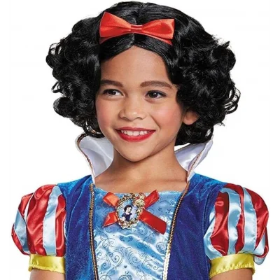 BUĞZ Pamuk Prenses Peruğu Kırmızı Fiyonklu - BUĞZ