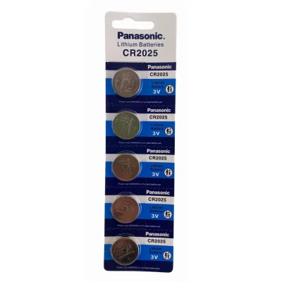 BUĞZ Panasonic Cr2025 3v Lityum Bios Baskül Terazi Pili 5’li Kartela 5 Adet