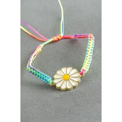 BUĞZ Papatya Makrome İp Bileklik