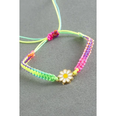 BUĞZ Papatya Makrome İp Bileklik