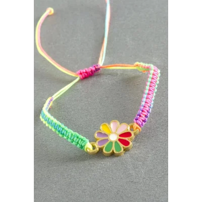 BUĞZ Papatya Makrome İp Bileklik