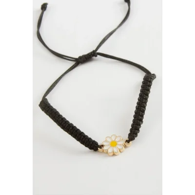 BUĞZ Papatya Makrome Örgülü Bileklik