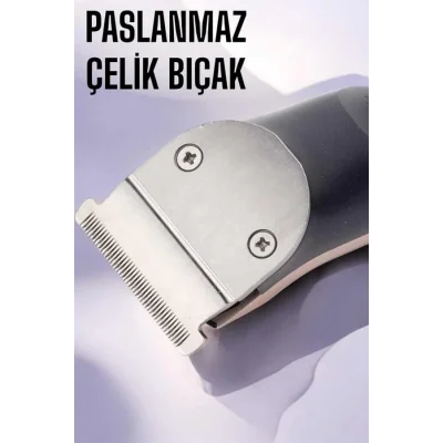  Paslanmaz Çelik Bıçaklı Hassas Çelik Bıçaklı Tıraş Makinesi