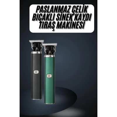  Paslanmaz Çelik Bıçaklı Sinek Kaydı Tıraş Makinesi Uzun Ömürlü