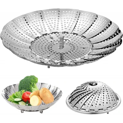 BUĞZ Paslanmaz Çelik Buharda Pişirme Sepeti