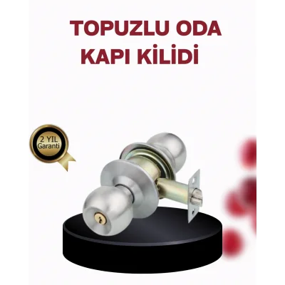 BUĞZ Paslanmaz Çelik Dayanıklı Topuzlu Kapı Kilidi