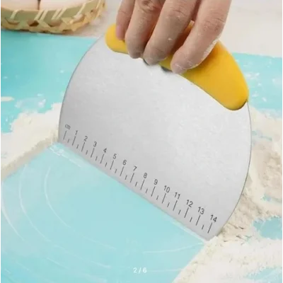 BUĞZ Paslanmaz Çelik Hamur Kesme ve Şekillendirme Spatulası