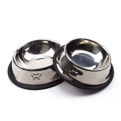 BUĞZ Paslanmaz Çelik Metal Mama Kabı 18 cm.