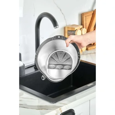 BUĞZ Paslanmaz Çelik Pirinç Süzgeci