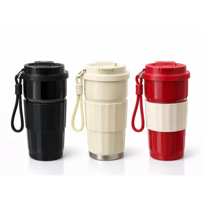 BUĞZ Paslanmaz Çelik Silikon Sleeve Termos Bardak