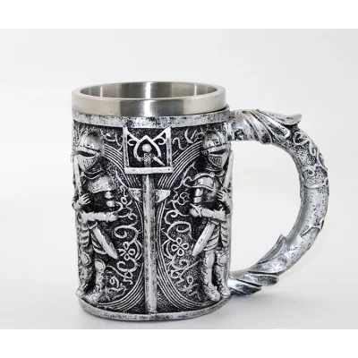 BUĞZ Paslanmaz Çelik Şovalye Kupa Bardak Alk2589