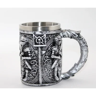 BUĞZ Paslanmaz Çelik Şövalye Kupa Bardak (Büyük Boy)