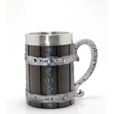 BUĞZ Paslanmaz Çelik Tasarım Kupa Bardak (XL Boyut)