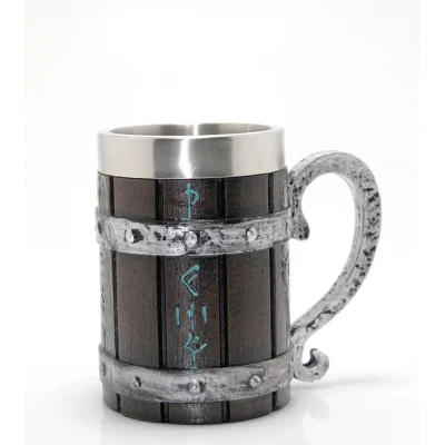 BUĞZ Paslanmaz Çelik Tasarım Kupa Bardak (XL Boyut)