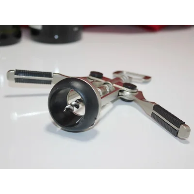 BUĞZ Paslanmaz Çelik Tirbuşon Şarap Açacağı Model 4