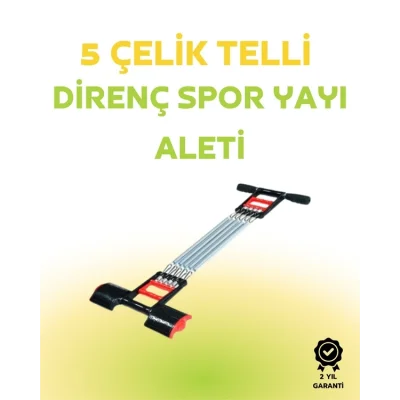  Paslanmaz Çelik Yaylı Çoklu Dirençli Kol ve Gövde Egzersiz Aleti