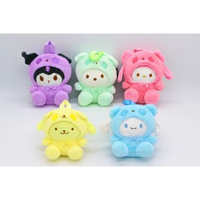BUĞZ Peluş Kawaii Kuromi My Melody Ve Cinnamoroll Sırt Çantası