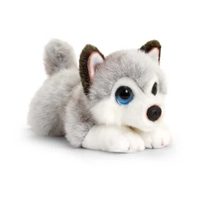  Peluş Köpek Husky 25 cm