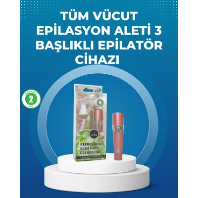  Pembe Epilasyon Cihazı – Acısız Tüy Temizliği