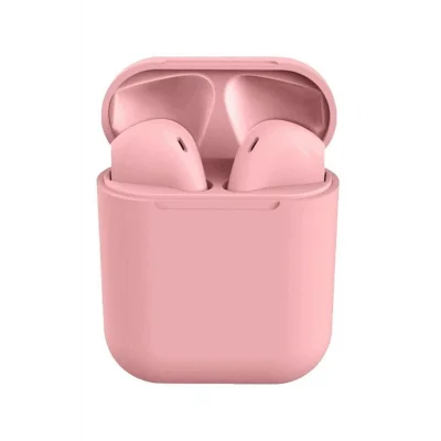 BUĞZ Pembe Kablosuz Kulak İçi Kulaklık - Dokunmatik Kontrol ve Suya Dayanıklı Bluetooth 5.0 Özellikli